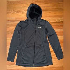 The North Face Women's Dark Gray Hooded Shelbe Raschel Parka Medium